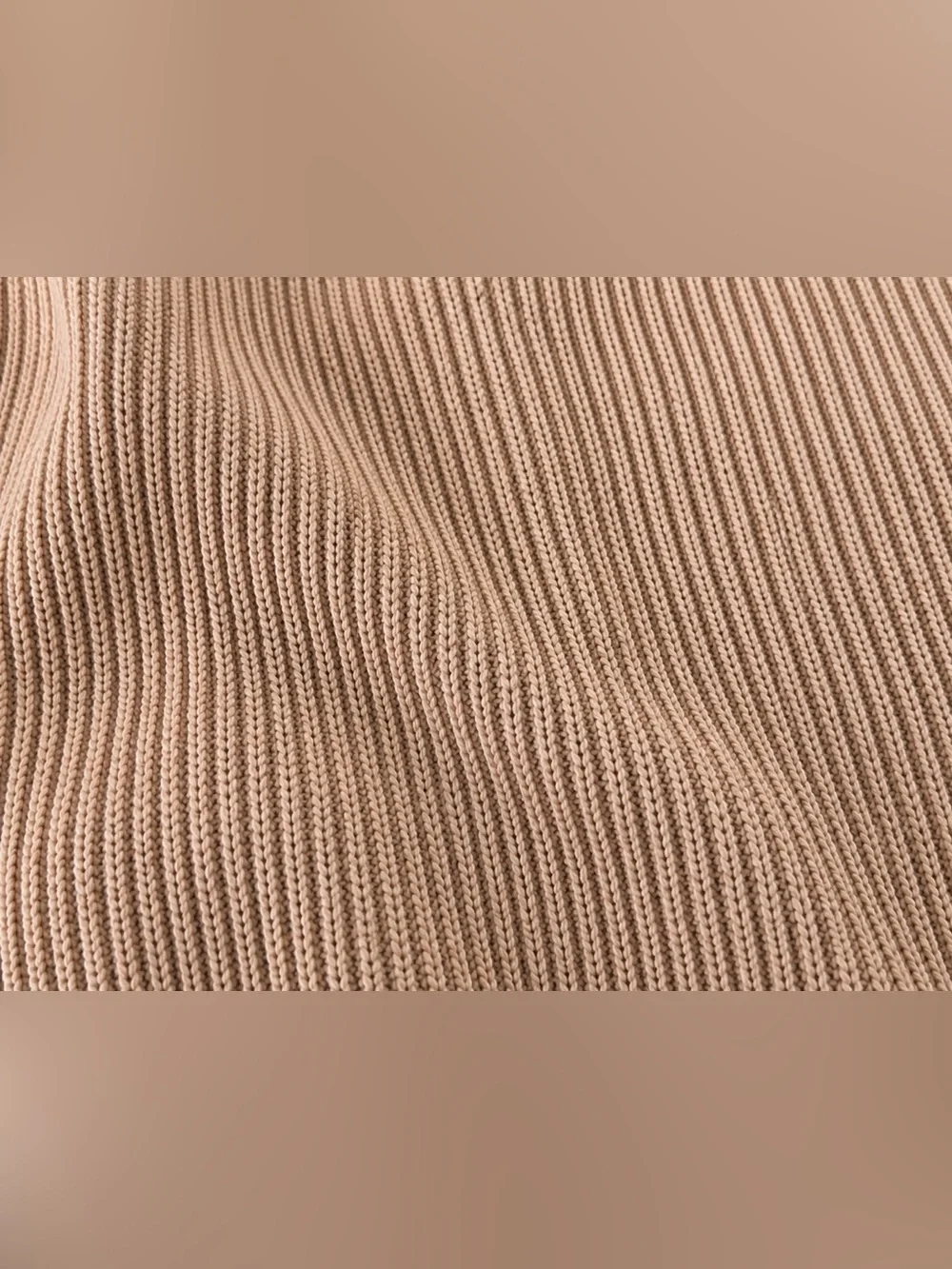 NWT Society Amuse Amita Knit Tank XS Mushroom Beige Ribbed Sweater Top